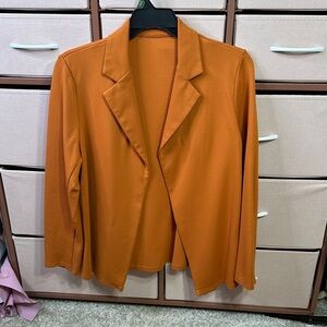Amazon Women's Vibrant Orange Blazer